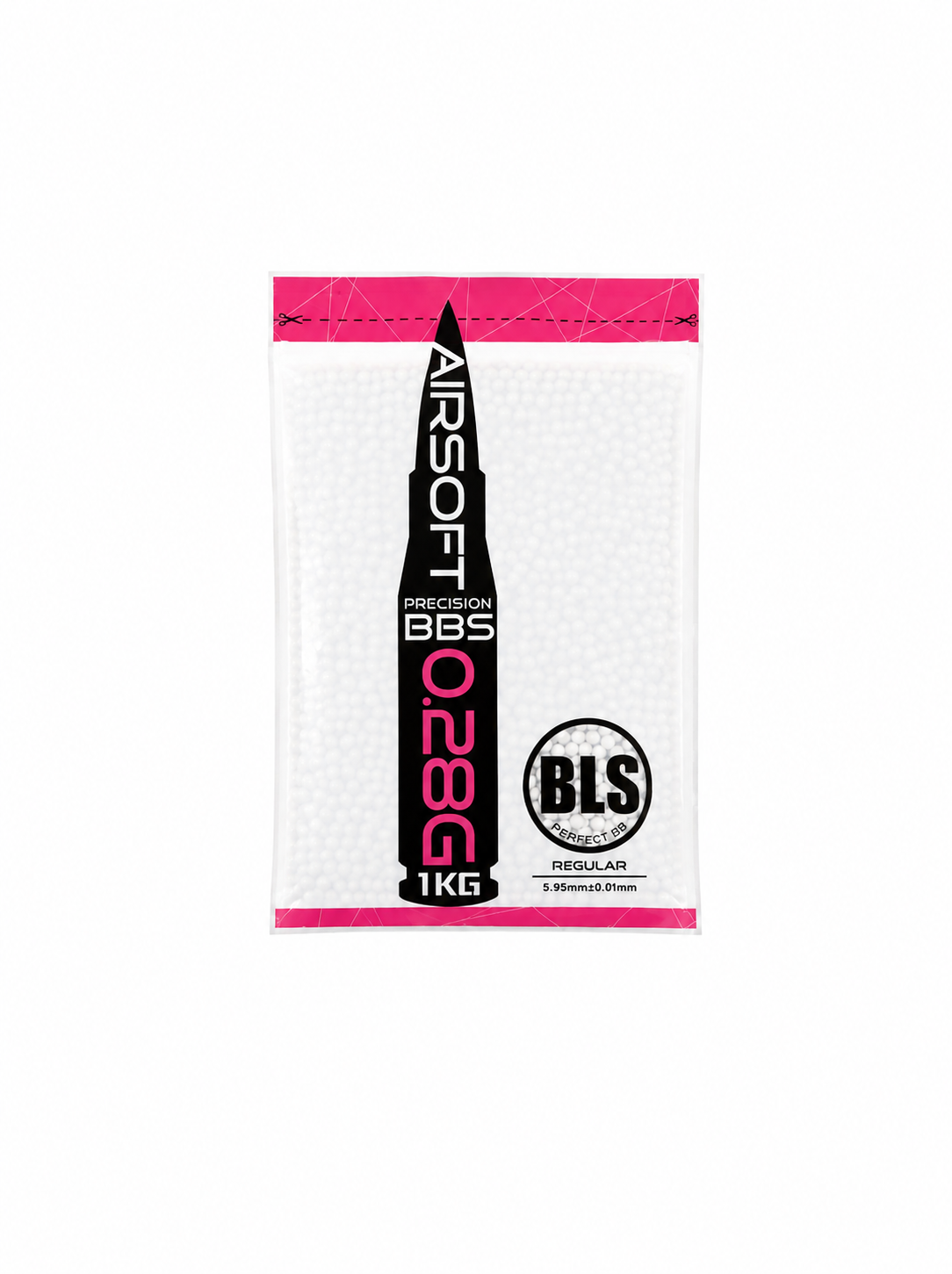 BLS PRECISION UH Airsoft lövedék 0.28g, 3500 BB (csomag) - fehér